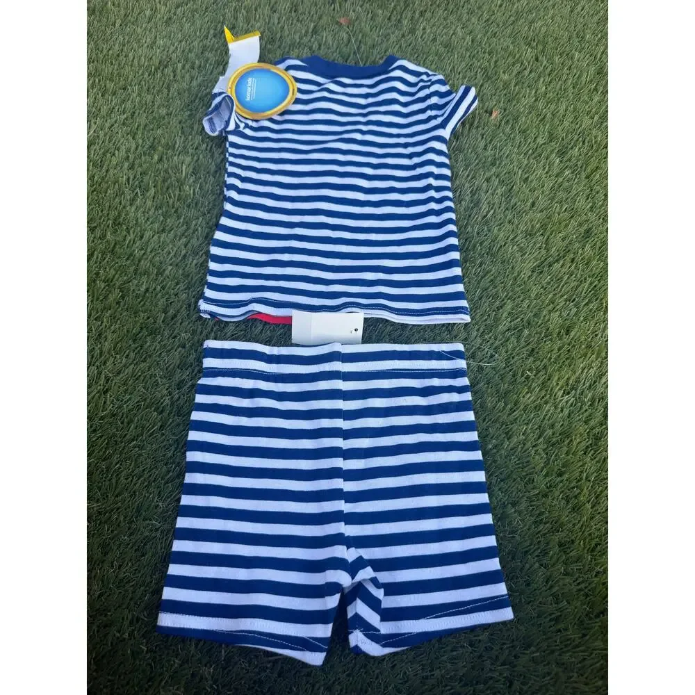 NEW Sonic the Hedgehog 2 Pc Outfit Toddler Boys 2T Shirt Shorts